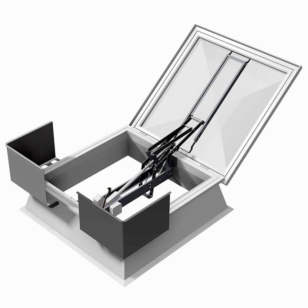 Mardome Smoke Vent with Wind Deflectors