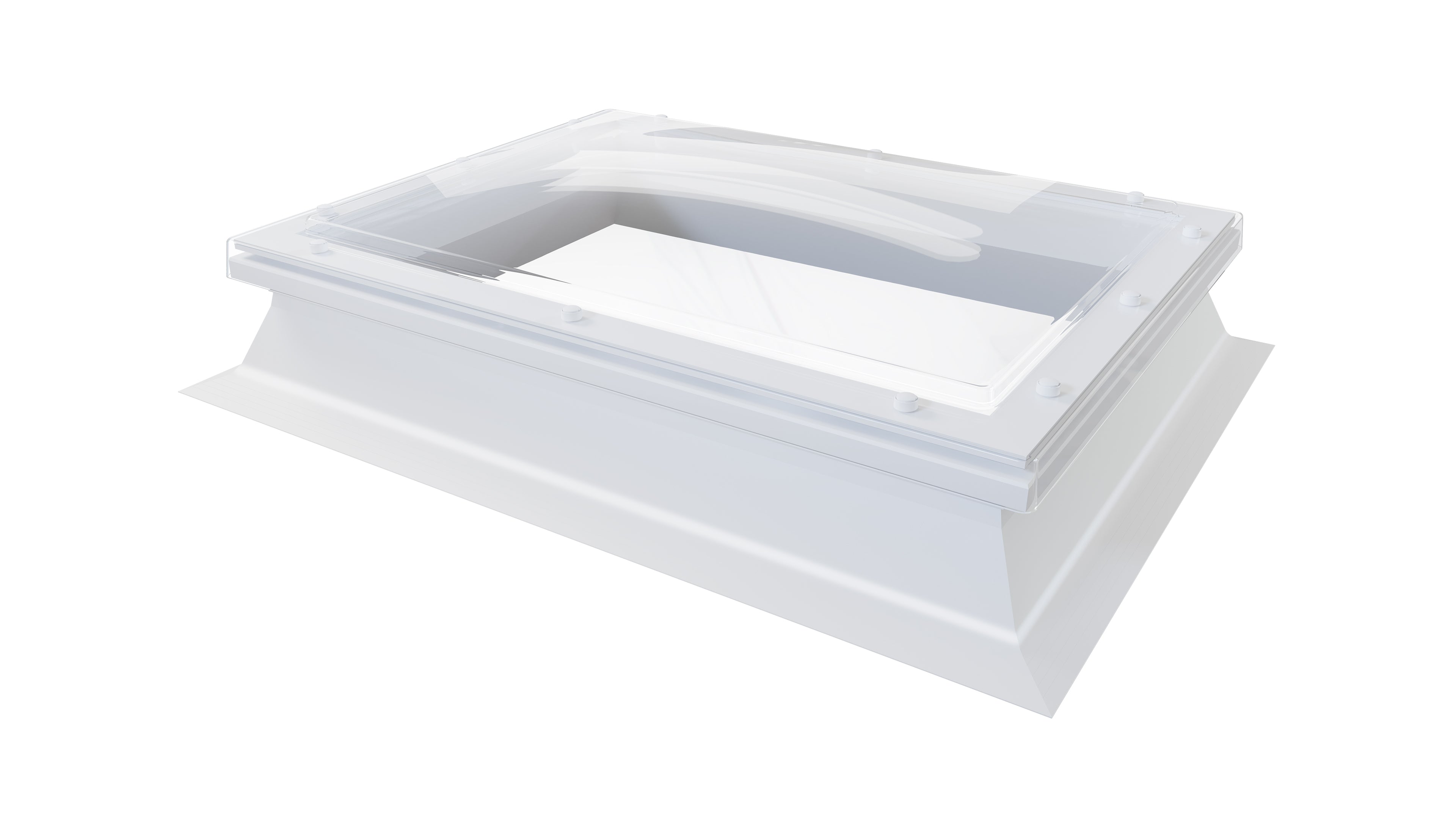 Mardome Trade Access Hatch Rooflight with PVC Kerb in a closed position