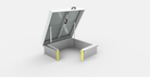 Thermadome Commercial Access Hatch Render showing assembly