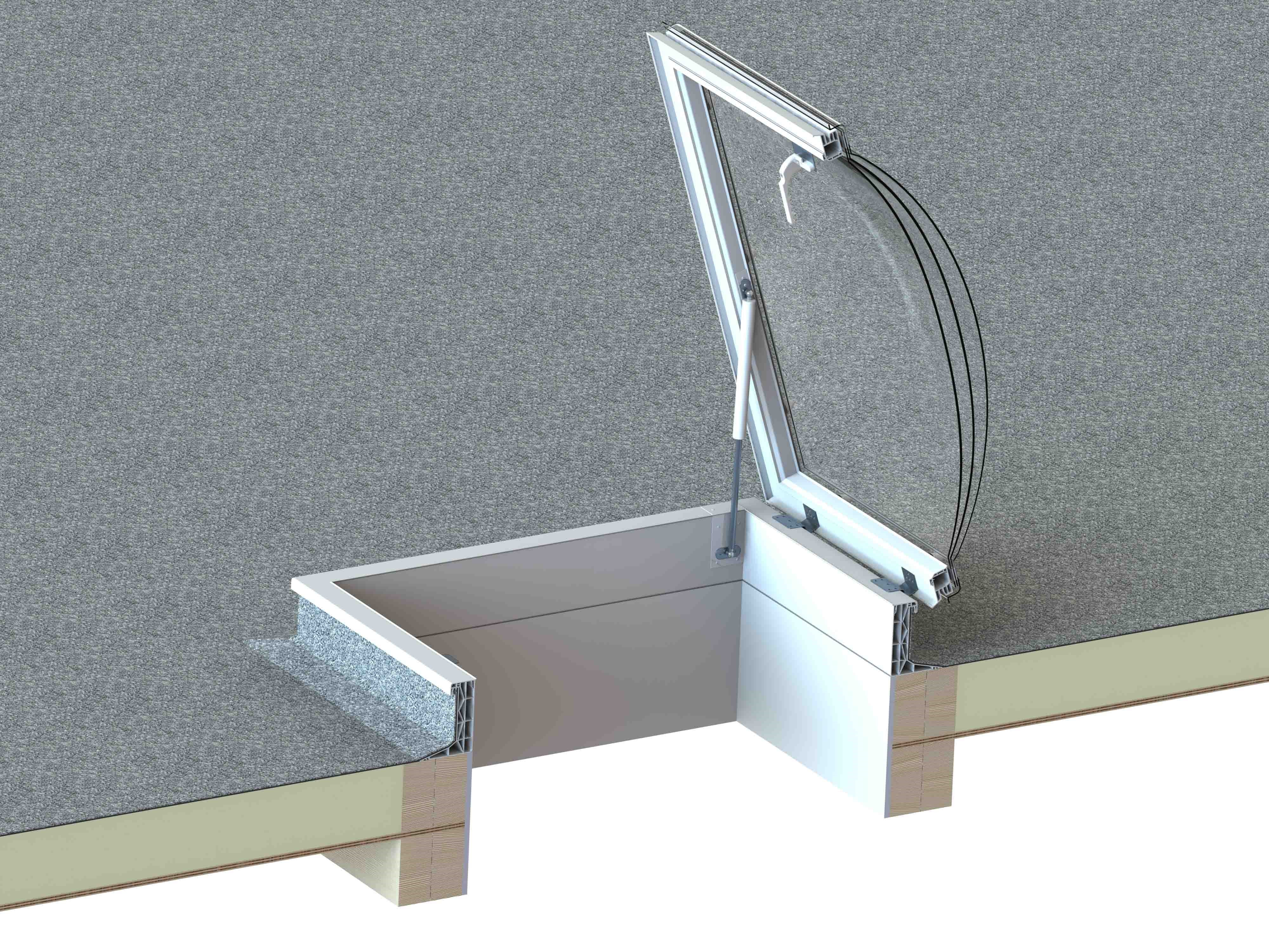 Thermadome Access Hatch Dome Rooflight