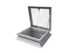 Mardome Trade Access Hatch Rooflight with PVC Kerb in an open position